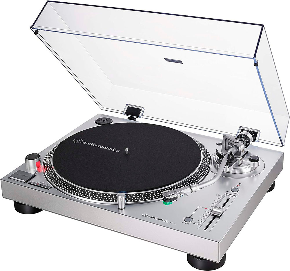 Tocadiscos Audio-Technica LP120XUSBSV con tapa