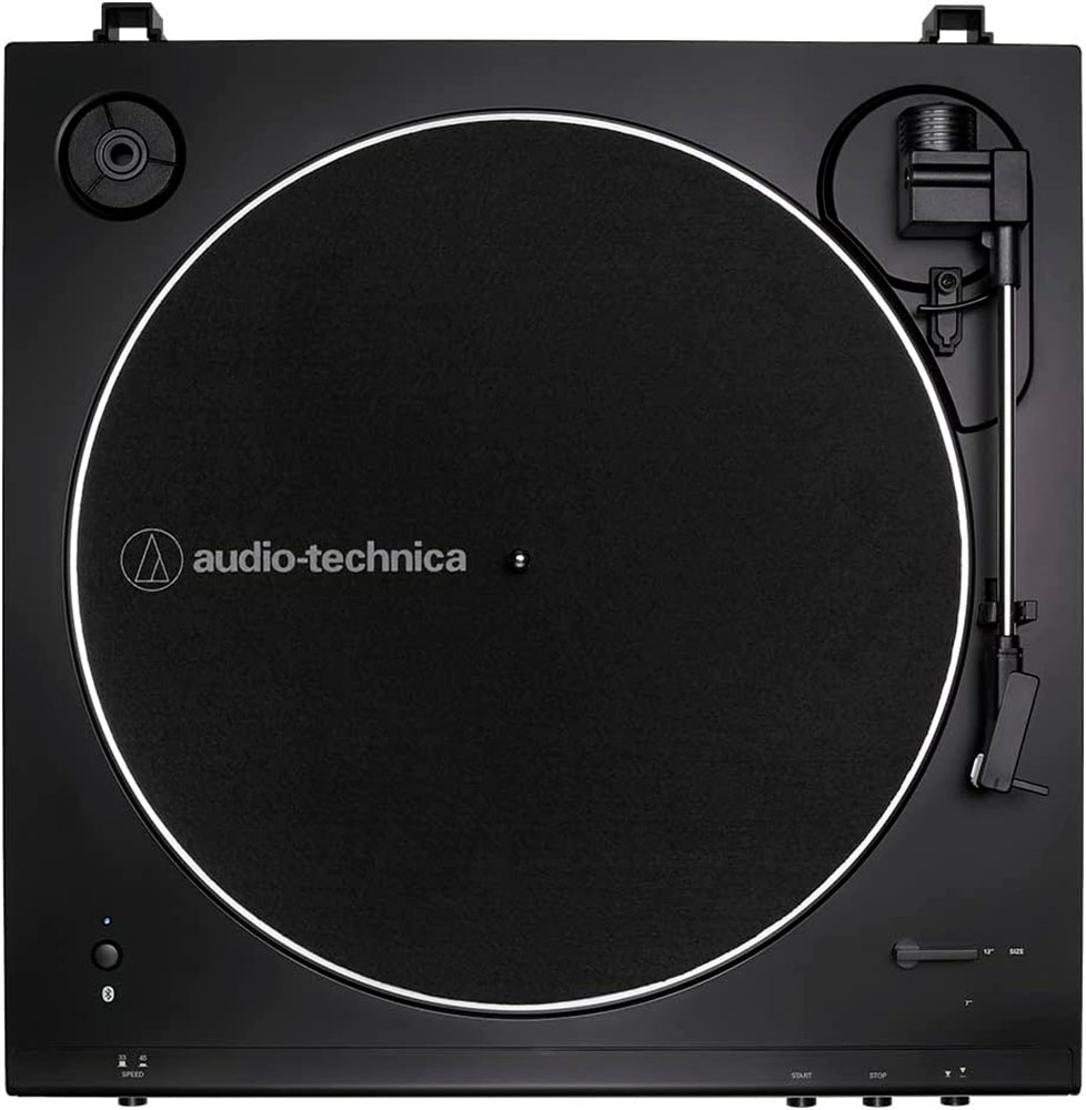 Plato de aliuminio del Audio-Technica LP60XBTWH