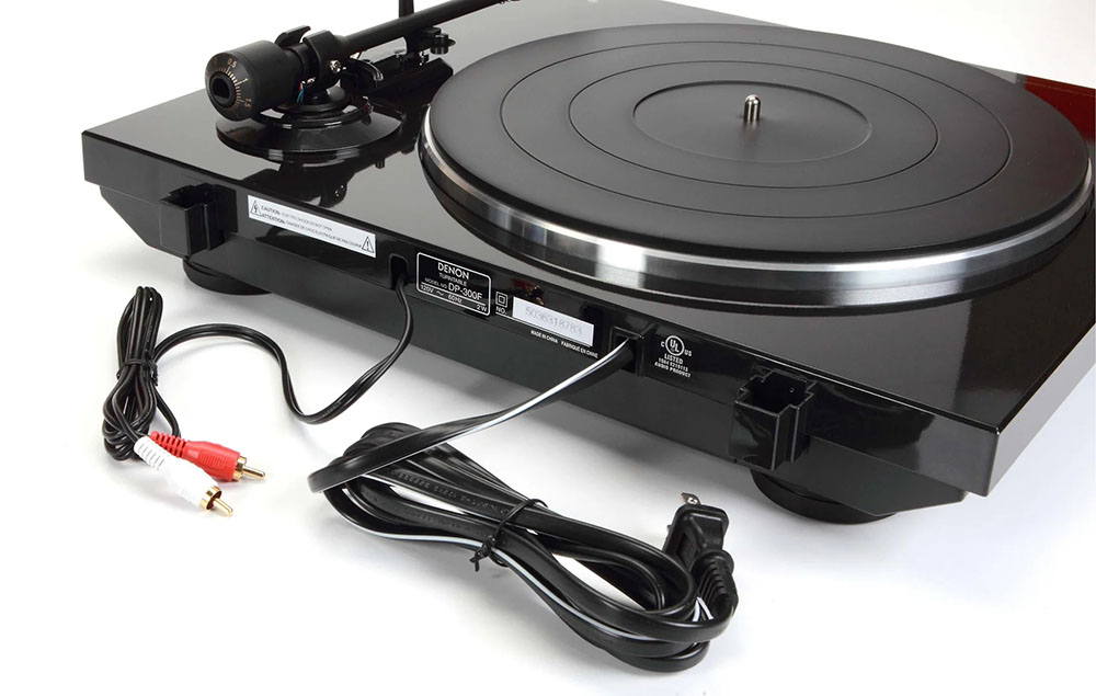 Conexiones del Denon DP-300F