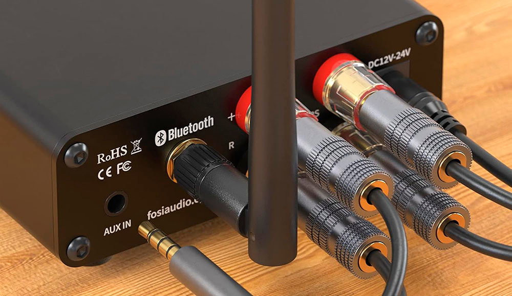 Conexiones del Fosi Audio BT10A