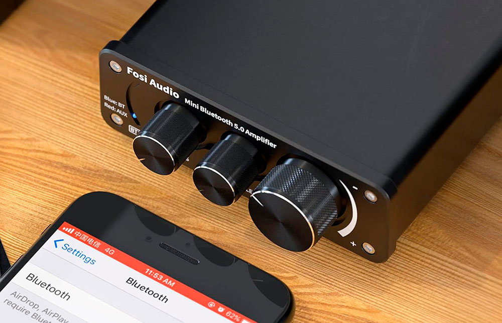 Controles del Fosi Audio BT10A