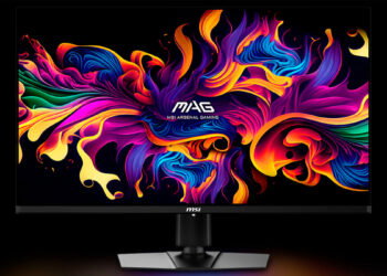 MSI MAG 321UP con fondo negro