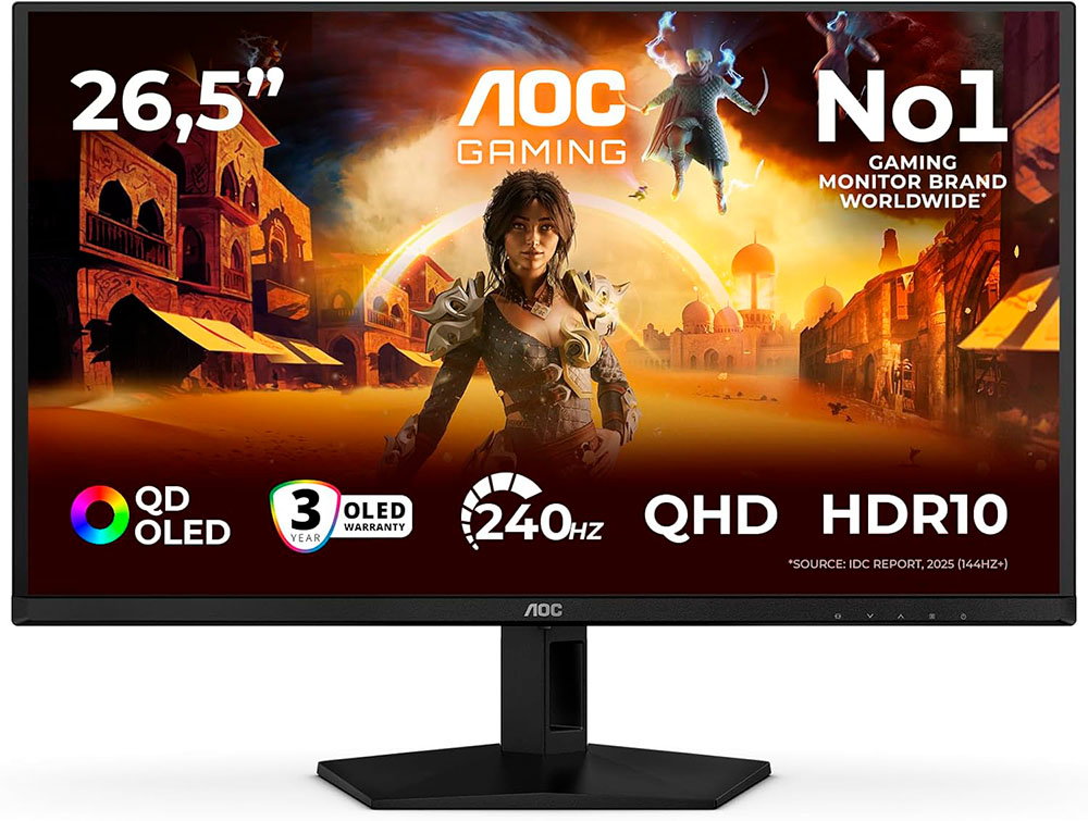 Frontal del OLED AOC Q27G41ZDF