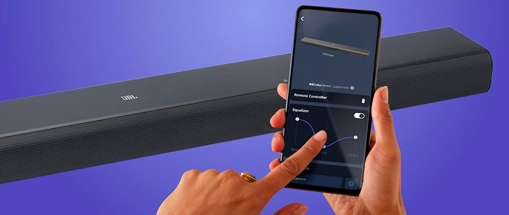 Uso de la JBL Cinema SB 510