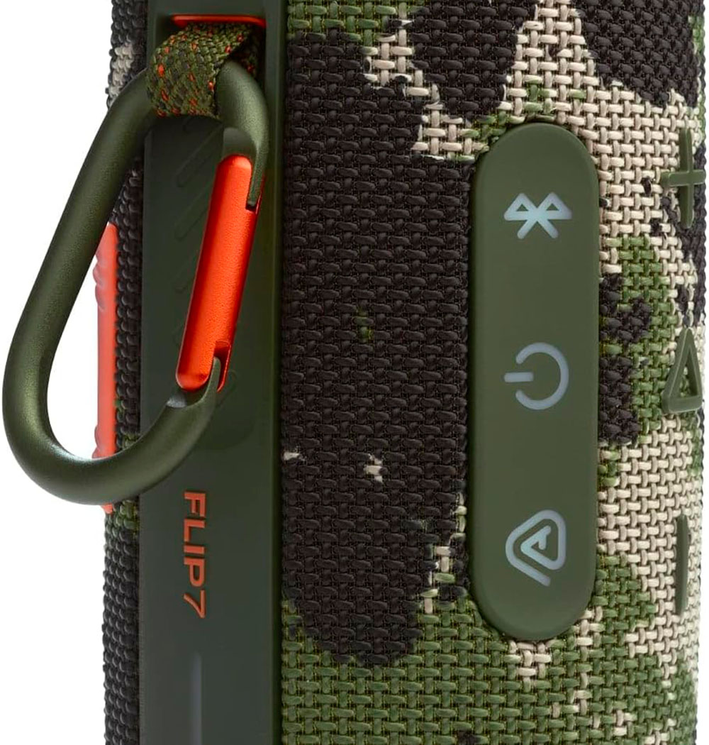 Mosquetón en el JBL Flip 7