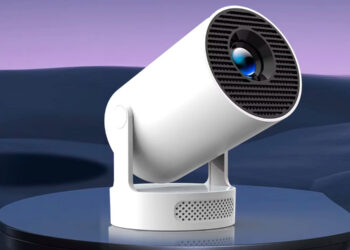 Proyector Magcubic HY300Pro+ de color blanco