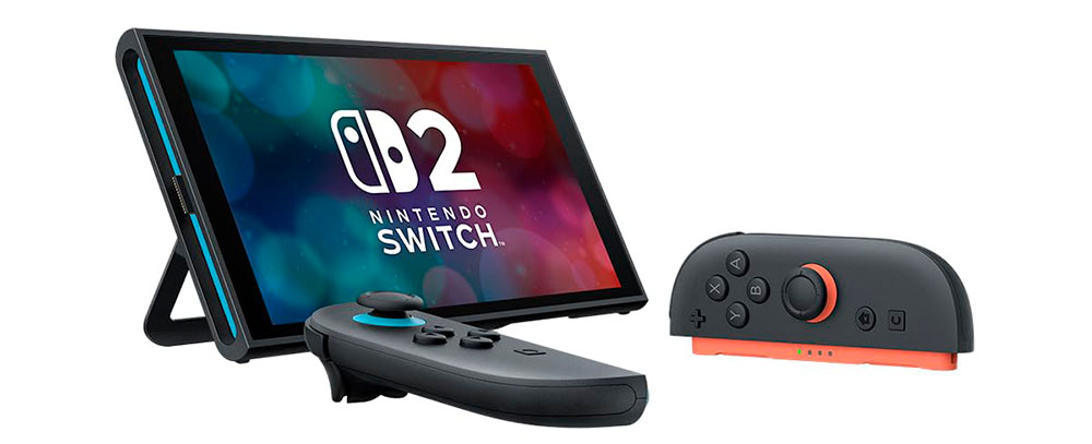 Nintendo Switch 2 con mandos