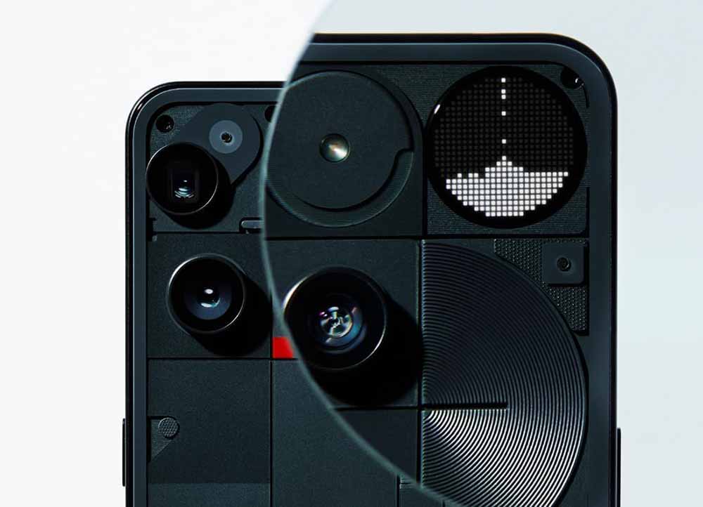 Detalle del diseño del Nothing Phone 3