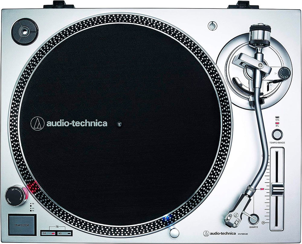 Plato del Audio-Technica LP120XUSBSV