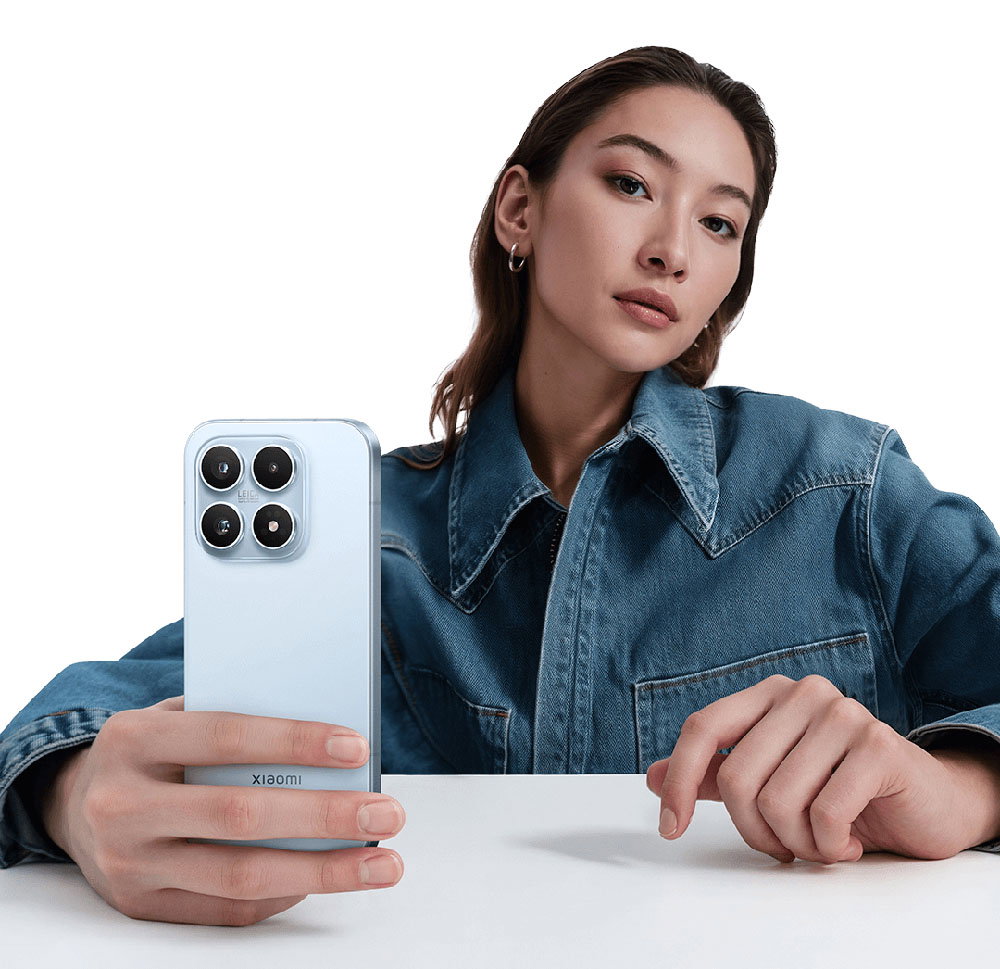 Chica con el Xiaomi 17