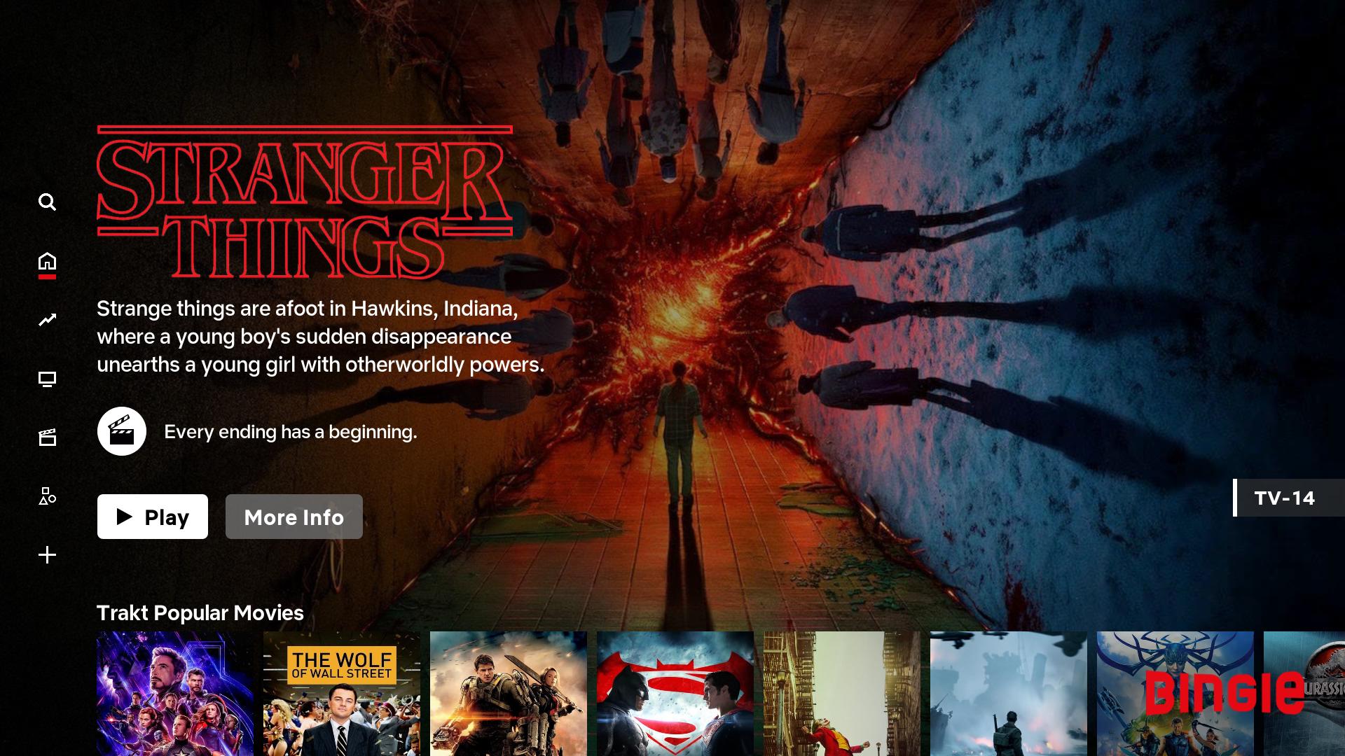 Convierte Kodi en un clon perfecto de Netflix con Bingie: la skin definitiva y 100% gratis para tu Smart TV
