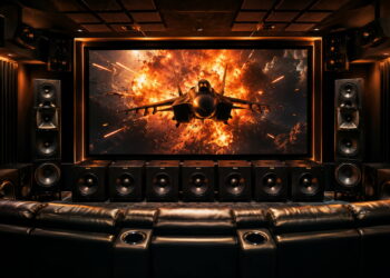 32.000 W, 11.8.6 canales y ocho subwoofers: este cine en casa parece directamente ilegal