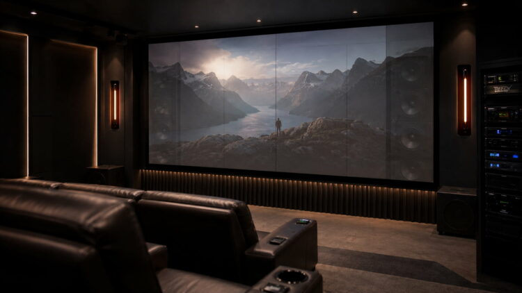 32.000 W, 11.8.6 canales y ocho subwoofers: este cine en casa parece directamente ilegal