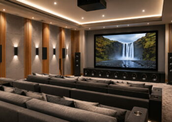 Siete subwoofers, 13 altavoces y 10.000 lúmenes: así es uno de los cines en casa más bestias del mundo