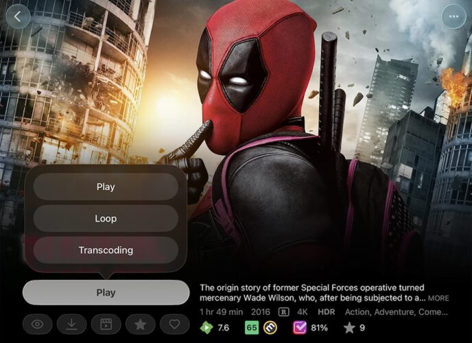 Infuse soluciona su gran problema con Plex fuera de casa: el 4K ya no tiene que viajar entero