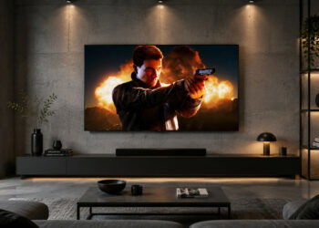 El televisor que parece hecho para consolas y PC: 7300 nits, 330 Hz y subwoofer inalámbrico