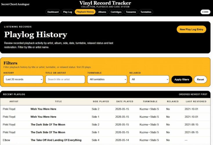 Tu aguja del tocadiscos también tiene kilometraje: esta app calcula sus horas y te avisa cuándo toca revisarla