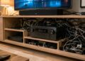 3 trucos sencillísimos que uso para organizar los cables del televisor y de la barra de sonido