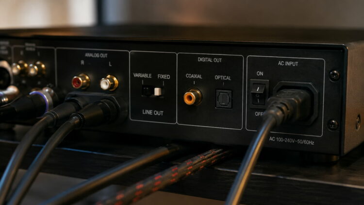 Si tu streamer está conectado a un amplificador, revisa este ajuste: Fixed y Variable no hacen lo mismo