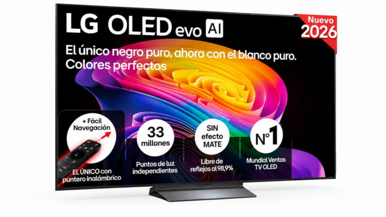 LG OLED C6 de 55, 65 y 77 pulgadas: precios brutales por el Día sin IVA