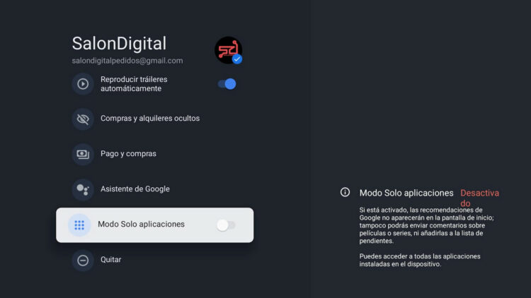Google TV puede dejar de recomendarte películas y series: este ajuste limpia la pantalla de inicio en segundos