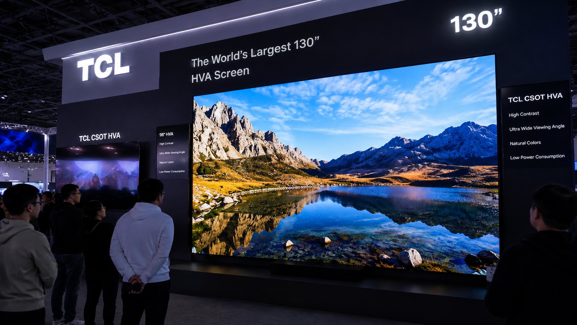 TCL desata la locura en la DIC EXPO 2026: un televisor de 130 pulgadas y la llegada masiva del OLED impreso