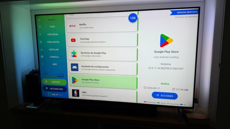 ADB TV: así puedes quitar el bloatware de Google TV directamente desde el mando