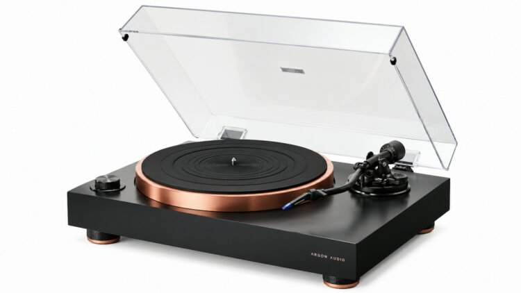 Argon Audio estrena su primer tocadiscos de tracción directa: brazo patentado, Ortofon Blue y 1,5 kg de plato