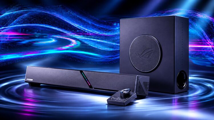 ASUS lleva el Dolby Atmos al escritorio: su nueva barra ROG tiene subwoofer inalámbrico y HDMI 2.1 a 4K 120 Hz