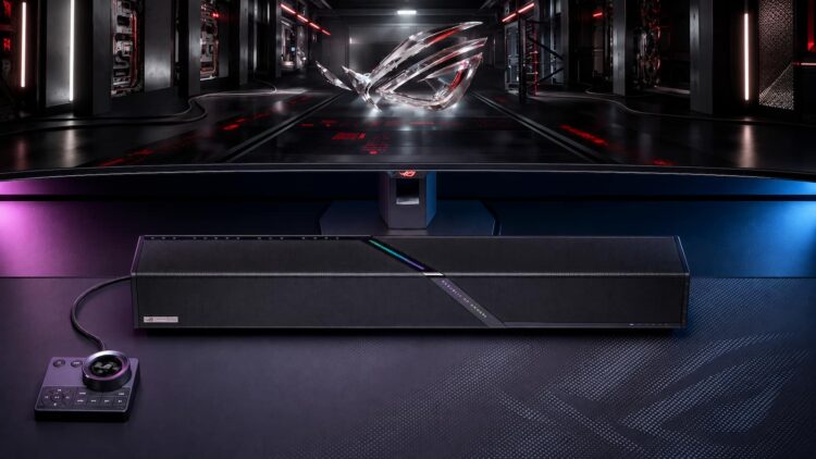 ASUS lleva el Dolby Atmos al escritorio: su nueva barra ROG tiene subwoofer inalámbrico y HDMI 2.1 a 4K 120 Hz