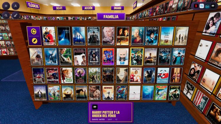 BingeBrowse convierte Netflix, Prime Video y Disney+ en un videoclub de los 90 por el que puedes pasear