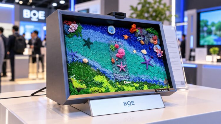 BOE enseña un OLED que roza el 100% del BT.2020, alcanza 2.500 nits y consume un 37% menos