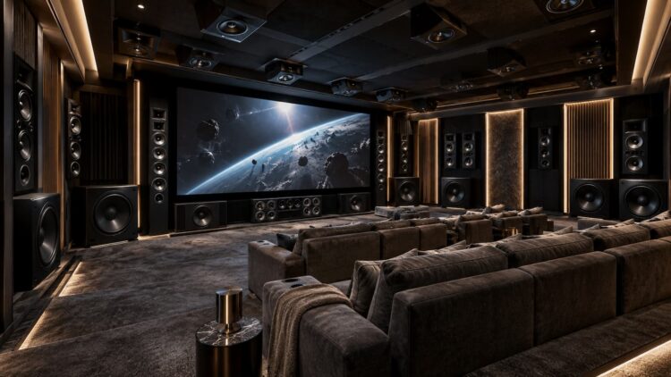 Escucharon 11 cines en casa de hasta 700.000 dólares y este fue el mejor: 38.000 W y ocho subwoofers