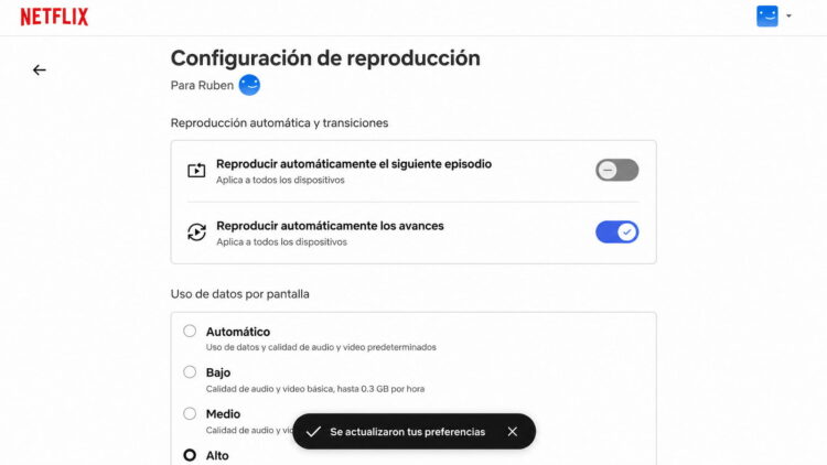 Netflix no para de reproducir capítulos automáticamente: así puedes desactivarlo en segundos