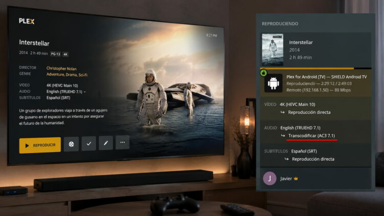 Tener HDMI eARC no garantiza que Plex reproduzca Dolby TrueHD Atmos: este es el motivo y así puedes solucionarlo