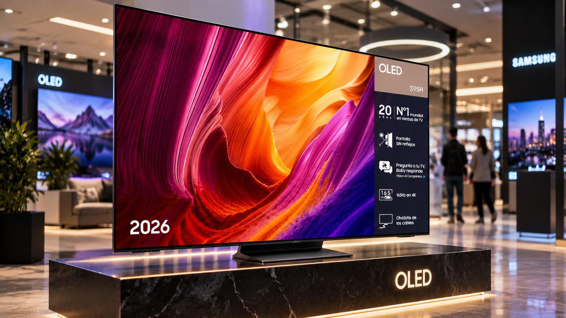 La Samsung S95H de 77 pulgadas y panel QD-OLED se une al festín de ofertazas por 1994 euros