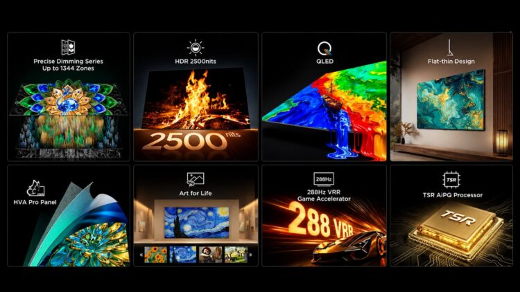 TCL lleva las teles tipo cuadro a otro nivel: su nueva A400U tiene Mini LED, 2.500 nits y 100.000 obras creadas por IA