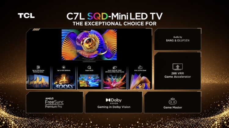 La TCL C7L SQD-Mini LED revienta su precio en todas sus pulgadas: desde 679 euros hasta la bestia de 98″