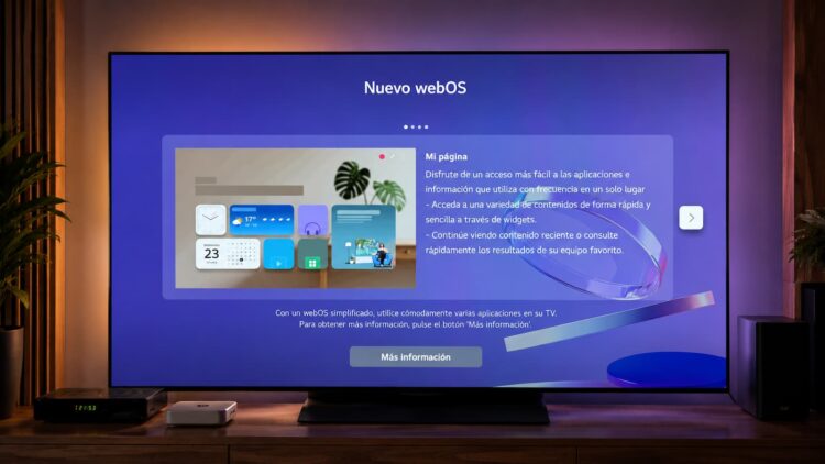 LG da la sorpresa con webOS 26: sus televisores OLED de 2023 y 2024 ya empiezan a recibir la gran actualización