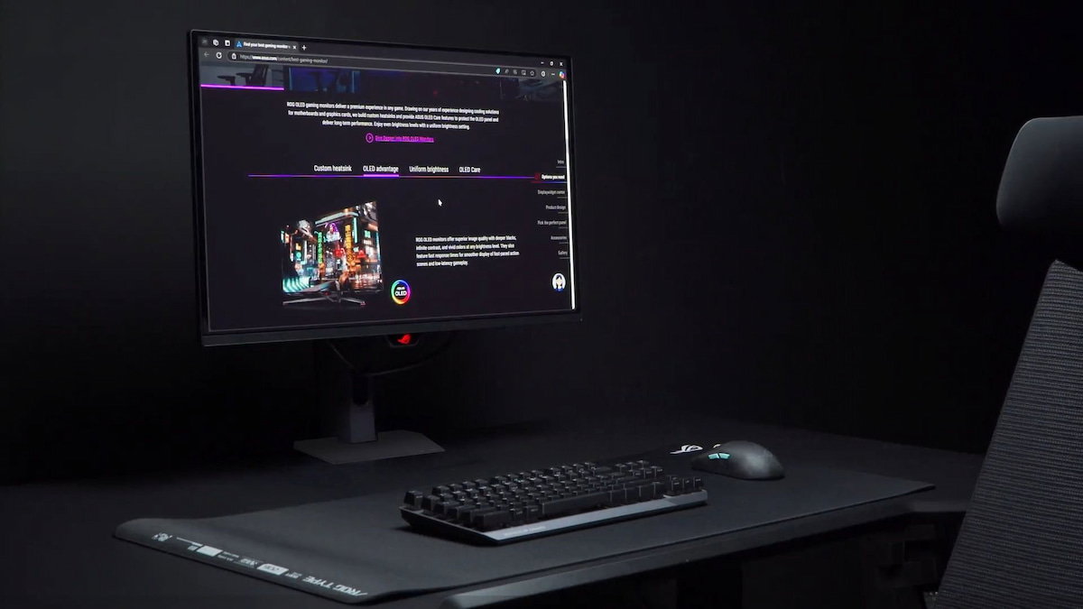 OLED Tandem RGB, 4K, hasta 480 Hz y más: así son los dos nuevos monitores de ASUS