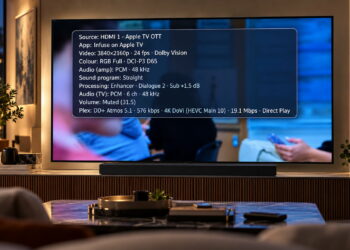 AV Overlay: el panel que revela datos de Dolby Vision y Atmos en televisores LG