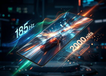 BOE lleva el OLED hasta los 185 Hz: su nueva pantalla estrena un chip de 22 nanómetros