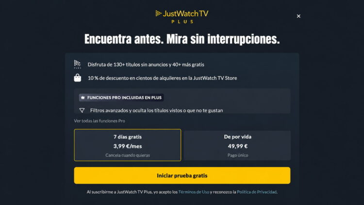 JustWatch TV ya permite ver películas gratis: así funciona, qué catálogo tiene y cómo verlo en tu televisor