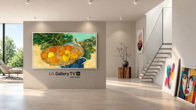 LG estrena su nuevo Gallery TV: Mini LED, marcos intercambiables y más de 4500 obras de arte