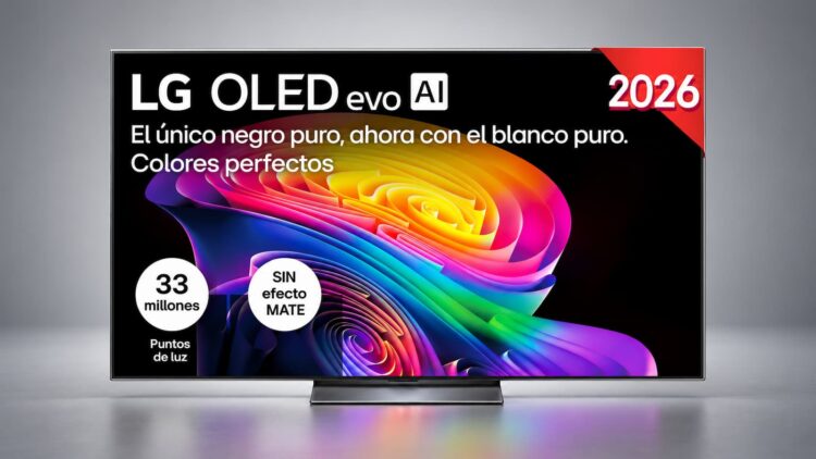 La LG OLED C6 de 77 pulgadas marca un nuevo mínimo: Tandem OLED de 3.000 nits por 1.681 euros