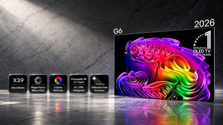LG OLED G6 de 65 y 77 pulgadas: se desploma el precio de uno de los mejores televisores de 2026