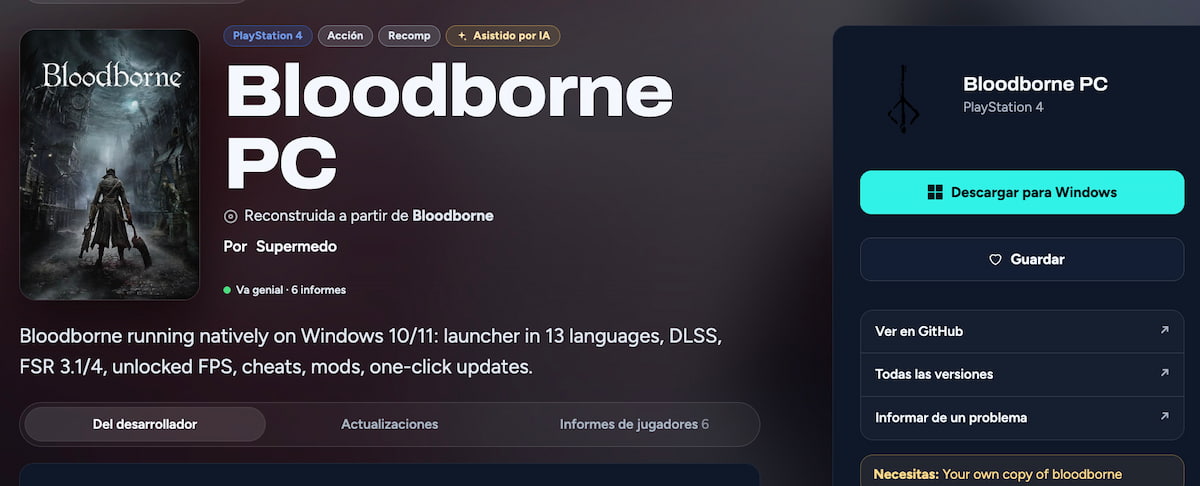 RecompLauncher: la web que recopila más de 200 ports de consola a PC
