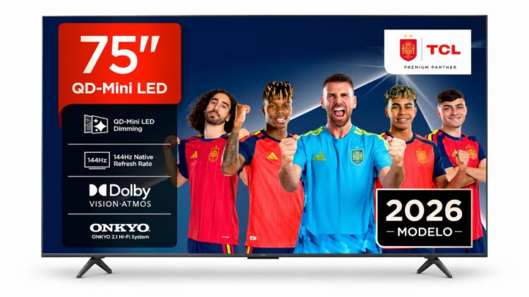 La TCL T8D QD-MiniLED de 75″ revienta su precio: 144 Hz por solo 849 euros