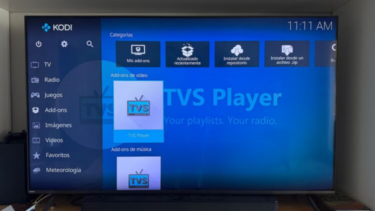 Kodi estrena TVS Player: un nuevo addon oficial para tus listas M3U y miles de radios gratis