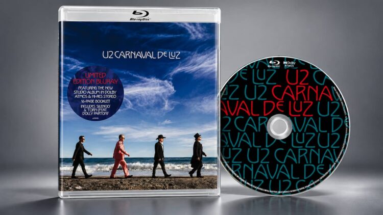 U2 apuesta por el Blu-ray para su nuevo disco: Dolby Atmos y audio Hi-Res de 24 bits